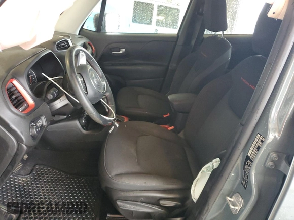 2016 Jeep Renegade Trailhawk with VIN ZACCJBCT6GPD51673, listed as a Copart auction lot 56514105 with 70,891 mi miles and Salvage title. Bid and sale history available at DreamBid. Image 7.