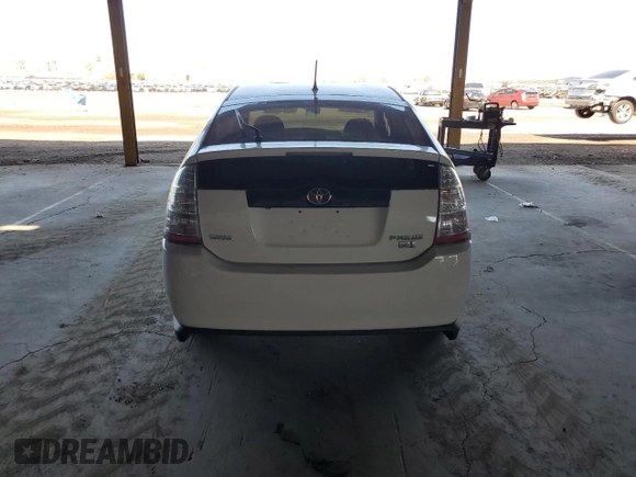 2008 Toyota Prius z VIN JTDKB20U887731974, wystawiony jako Copart lot #57999375 z przebiegiem Nie podano mil oraz Czysty tytuł • Clean title. Historia ofert i sprzedaży dostępna na DreamBid. Obrazek 6.