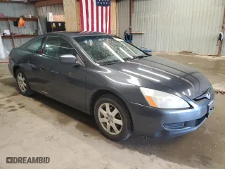 2005 Honda Accord Cpe EX-L V6 with VIN 1HGCM82655A009524, listed as a Copart auction lot 53703965 with 90,963 mi miles and Salvage Title. Bid and sale history available at carsss.com. Image 4.