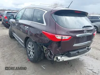 2015 Infiniti QX60 with VIN 5N1AL0MM4FC540138, listed as a IAAI auction lot 42032614 with 93,870 mi miles. Bid and sale history available at carsss.com. Image 3.