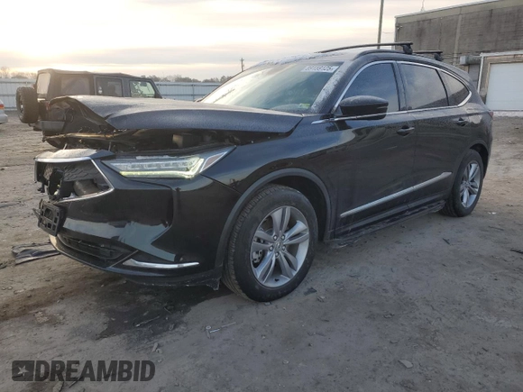 2022 Acura MDX with VIN 5J8YE1H30NL022211, listed as a Copart auction lot 89159125 with 79,266 mi miles and Salvage Title. Bid and sale history available at carsss.com. Image 1.