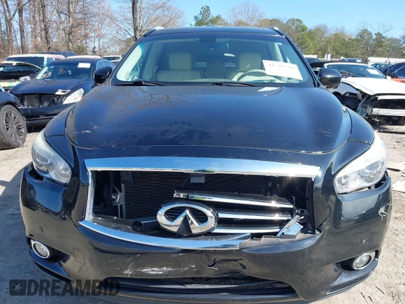 2014 Infiniti QX60 with VIN 5N1AL0MN9EC508017, listed as a IAAI auction lot 41591790 with 112,806 mi miles. Bid and sale history available at carsss.com. Image 12.