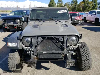 2021 Jeep Gladiator Rubicon with VIN 1C6JJTBGXML506458, listed as a Copart auction lot 43108383 with 54,889 mi miles. Bid and sale history available at carsss.com. Image 5.