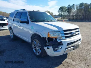 2015 Ford Expedition Platinum with VIN 1FMJU1MT9FEF34821, listed as a IAAI auction lot 41858834 with 61,796 mi miles and . Bid and sale history available at DreamBid. Image 1.