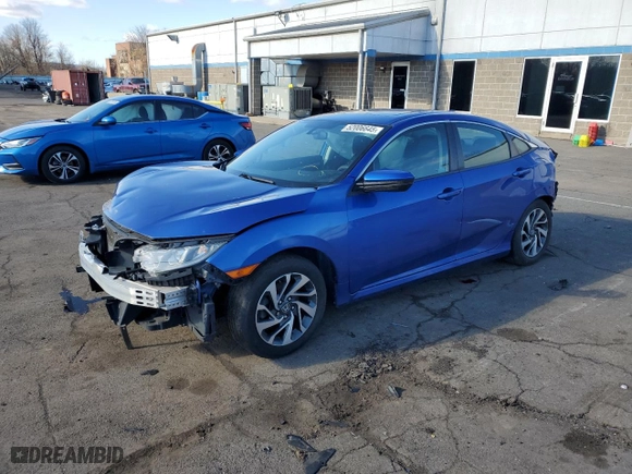 2018 Honda Civic Sedan EX with VIN 2HGFC2F71JH600865, listed as a Copart auction lot 52006645 with 118,613 mi miles and Salvage Title. Bid and sale history available at carsss.com. Image 1.