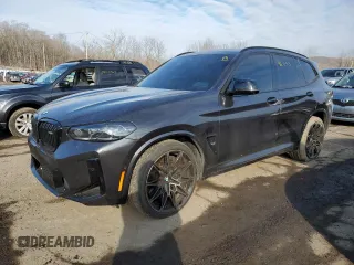 2024 BMW X3 M with VIN 5YM13EC09R9U80334, listed as a Copart auction lot 46071535 with 9,063 mi miles and Salvage Title. Bid and sale history available at carsss.com. Image 1.