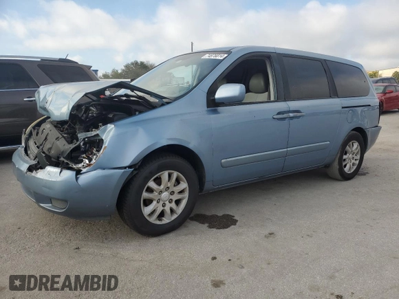 2006 Kia Sedona LX with VIN KNDMB233866043536, listed as a Copart auction lot 74876814 with 193,513 mi miles and Salvage Title. Bid and sale history available at carsss.com. Image 1.