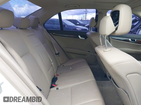 2012 Mercedes-Benz C 300 Sport with VIN WDDGF8BB3CR212908, listed as a IAAI auction lot 41831269 with 152,346 mi miles and . Bid and sale history available at DreamBid. Image 8.
