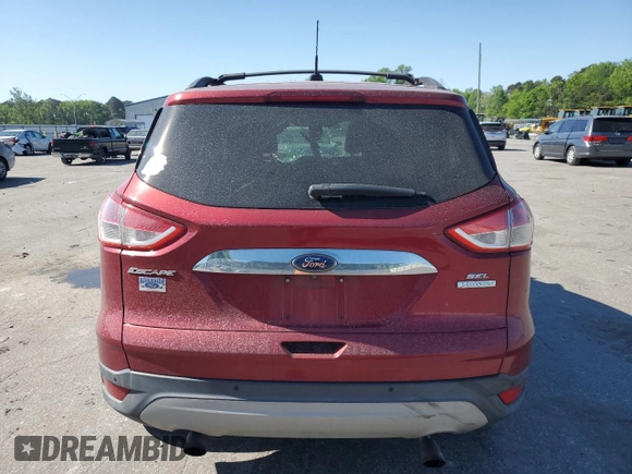 2013 Ford Escape SEL with VIN 1FMCU0H96DUD90682, listed as a Copart auction lot 53031425 with 199,059 mi miles and Salvage Title. Bid and sale history available at carsss.com. Image 6.