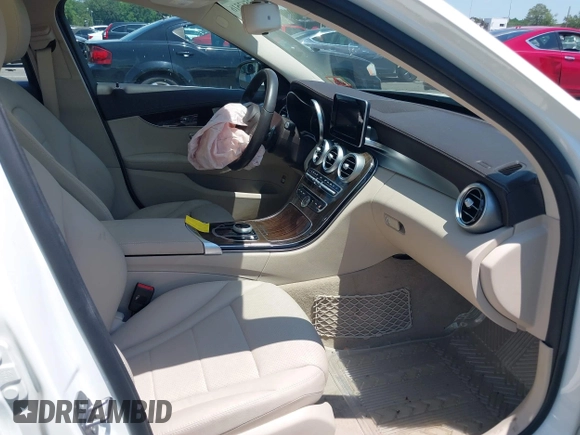 2017 Mercedes-Benz C 300 with VIN 55SWF4KB1HU183192, listed as a IAAI auction lot 42562516 with 29,356 mi miles and . Bid and sale history available at DreamBid. Image 5.