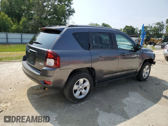 2017 Jeep Compass High Altitude with VIN 1C4NJCEB1HD162898, listed as a Copart auction lot 59175765 with 158,708 mi miles and Salvage title. Bid and sale history available at DreamBid. Image 3.