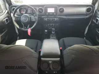 2020 Jeep Wrangler Unlimited Sport S with VIN 1C4HJXDG7LW144226, listed as a Copart auction lot 65087935 with 77,815 mi miles and Salvage title. Bid and sale history available at DreamBid. Image 8.