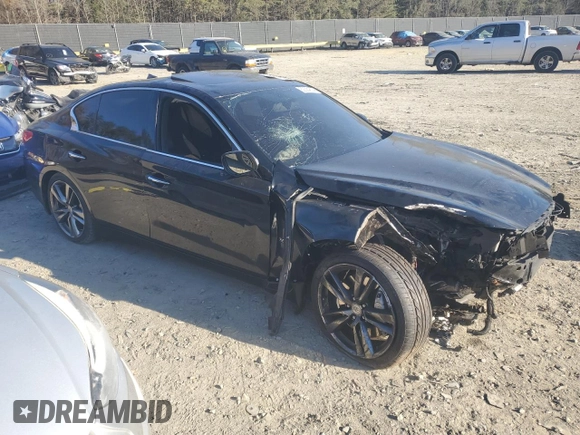 2017 Infiniti Q50 Sport z VIN JN1EV7AP6HM737027, wystawiony jako Copart lot #82384524 z przebiegiem 84 316 mil mil oraz Szkoda całkowita • Salvage title. Historia ofert i sprzedaży dostępna na DreamBid. Obrazek 4.