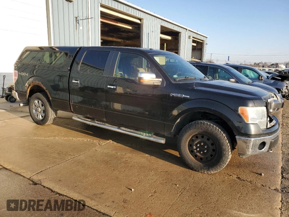 2013 Ford F-150 XL with VIN 1FTFW1EF1DKD72209, listed as a Copart auction lot 48377345 with 244,685 mi miles and Salvage Title. Bid and sale history available at carsss.com. Image 4.
