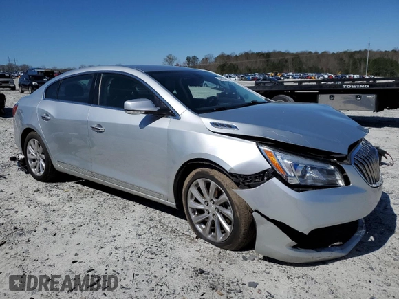 2016 Buick LaCrosse Leather with VIN 1G4GB5G36GF172347, listed as a Copart auction lot 49413675 with 113,567 mi miles and Salvage Title. Bid and sale history available at DreamBid. Image 4.