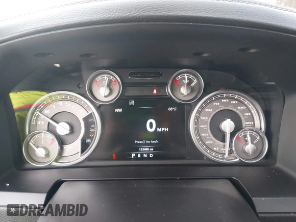 2018 Ram 1500 Longhorn with VIN 1C6RR7PT5JS150933, listed as a IAAI auction lot 41856563 with 133,496 mi miles and . Bid and sale history available at DreamBid. Image 7.