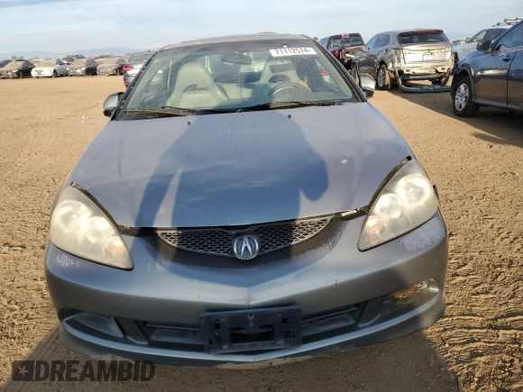 2005 Acura RSX with VIN JH4DC54845S017366, listed as a Copart auction lot 71112574 with 181,311 mi miles and Salvage Title. Bid and sale history available at carsss.com. Image 5.