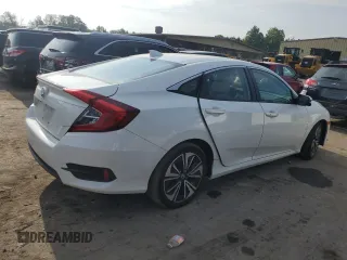 2017 Honda Civic Sedan EX-T with VIN 19XFC1F45HE205138, listed as a Copart auction lot 68492574 with 80,797 mi miles and Salvage Title. Bid and sale history available at carsss.com. Image 3.