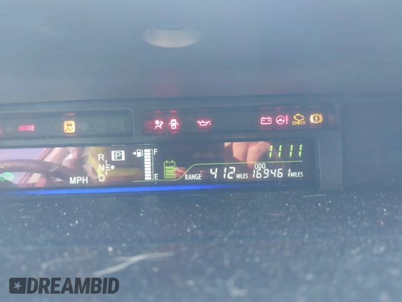 2016 Toyota Prius Two with VIN JTDZN3EU8GJ041616, listed as a IAAI auction lot 40962054 with 169,461 mi miles and . Bid and sale history available at DreamBid. Image 7.