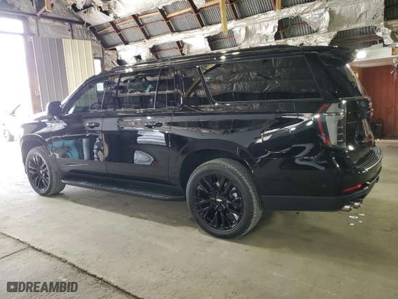2025 Chevrolet Suburban RST with VIN 1GNS6ERL1SR112782, listed as a Copart auction lot 50931715 with 1,366 mi miles and Salvage Title. Bid and sale history available at carsss.com. Image 2.