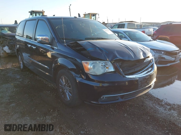 2011 Chrysler Town & Country Limited with VIN 2A4RR6DG4BR716460, listed as a IAAI auction lot 41073221 with 136,779 mi miles. Bid and sale history available at carsss.com. Image 1.