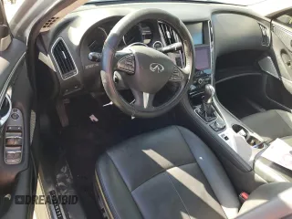 2017 Infiniti Q50 3.0t Premium with VIN JN1EV7AR0HM840588, listed as a Copart auction lot 76129124 with 107,886 mi miles and Salvage Title. Bid and sale history available at carsss.com. Image 8.