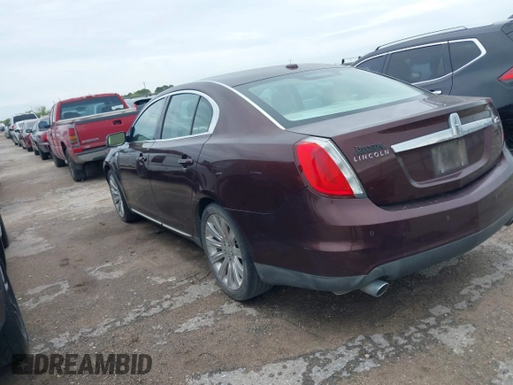 2012 Lincoln MKS with VIN 1LNHL9DRXCG802649, listed as a IAAI auction lot 41886148 with 1 mi miles. Bid and sale history available at carsss.com. Image 3.