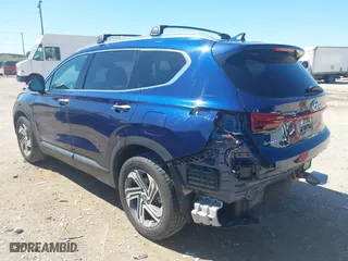 2023 Hyundai Santa Fe SEL with VIN 5NMS24AJ9PH573975, listed as a IAAI auction lot 42067944 with 55,082 mi miles. Bid and sale history available at carsss.com. Image 3.