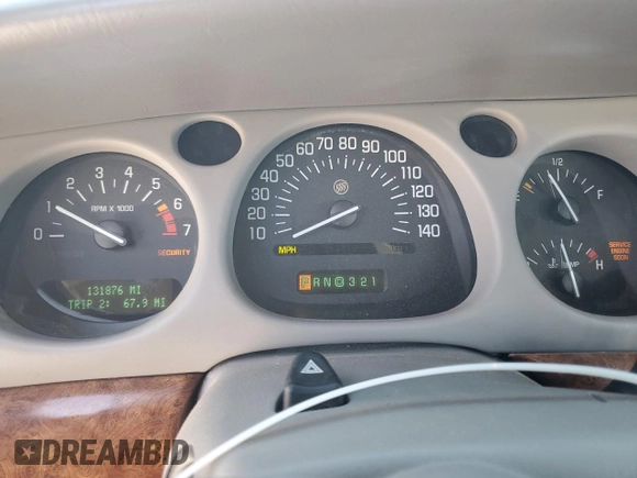 2000 Buick LeSabre Limited с VIN 1G4HR54K4YU212532, выставлен на аукционе Copart как лот 54661975 с пробегом 131 876 миль миль и Списание • Salvage title. История ставок и продаж доступна на DreamBid. Изображение 9.