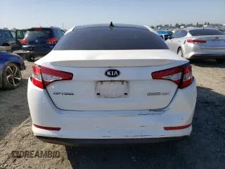 2013 Kia Optima Hybrid EX with VIN KNAGM4AD0D5061303, listed as a Copart auction lot 55118975 with 152,888 mi miles and Clean Title. Bid and sale history available at carsss.com. Image 6.