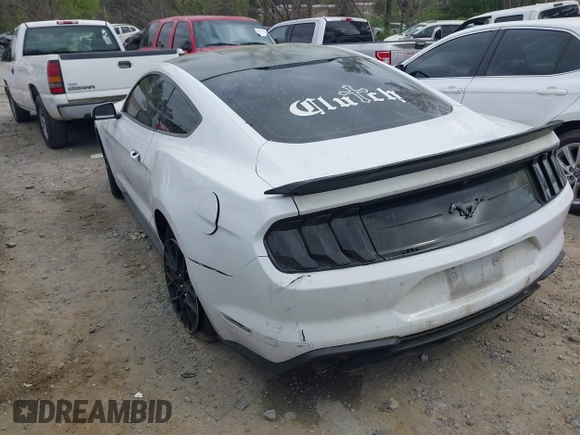 2022 Ford Mustang EcoBoost with VIN 1FA6P8TH7N5100487, listed as a IAAI auction lot 41948342 with 58,802 mi miles and . Bid and sale history available at DreamBid. Image 3.