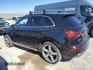 2021 Audi SQ5 Premium Plus with VIN WA1A4AFY2M2043965, listed as a Copart auction lot 45873223 with 24,430 mi miles. Bid and sale history available at carsss.com. Image 2.