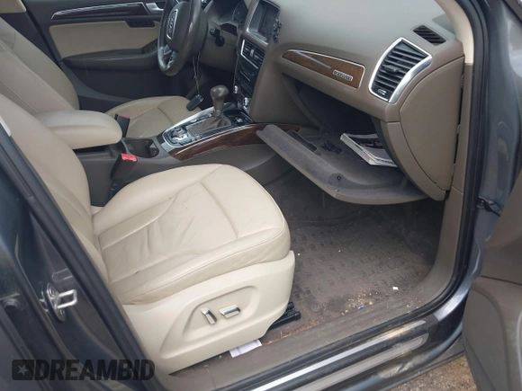 2013 Audi Q5 Premium Plus with VIN WA1LFAFP1DA061034, listed as a IAAI auction lot 41946491 with 119,496 mi miles and . Bid and sale history available at DreamBid. Image 5.