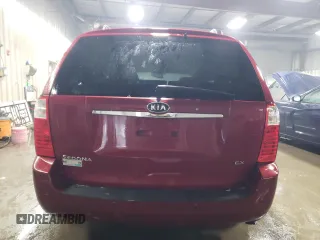 2008 Kia Sedona EX with VIN KNDMB233786244220, listed as a Copart auction lot 44936015 with 180,373 mi miles and Non Repairable. Bid and sale history available at carsss.com. Image 6.