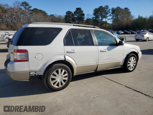 2008 Ford Taurus X Eddie Bauer with VIN 1FMDK07W78GA16734, listed as a Copart auction lot 86011354 with 214,429 mi miles and Salvage title. Bid and sale history available at DreamBid. Image 3.