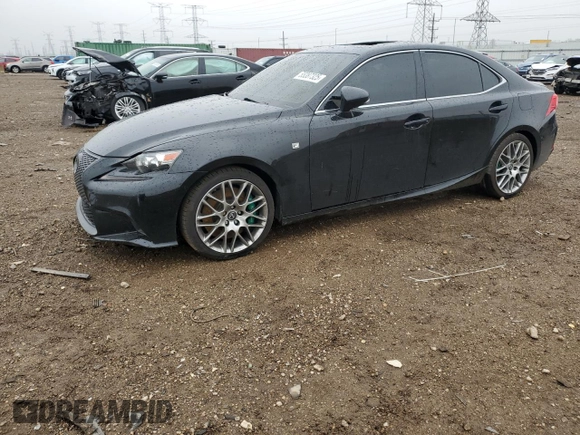 2016 Lexus IS 300/350 with VIN JTHCM1D25G5004835, listed as a Copart auction lot 55387325 with 98,684 mi miles and Salvage title. Bid and sale history available at DreamBid. Image 1.