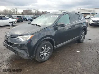 2018 Toyota RAV4 LE with VIN 2T3BFREV3JW787927, listed as a Copart auction lot 46825865 with 103,584 mi miles and Salvage Title. Bid and sale history available at carsss.com. Image 1.