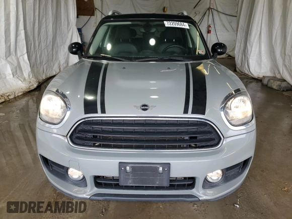 2017 MINI Countryman Cooper with VIN WMZYV5C31H3E02453, listed as a Copart auction lot 72209684 with 51,666 mi miles and Salvage Title. Bid and sale history available at carsss.com. Image 5.