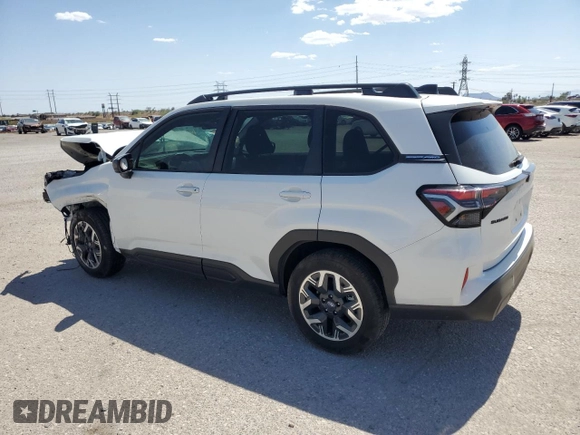 2025 Subaru Forester Premium with VIN JF2SLDBC7SH450586, listed as a Copart auction lot 60759805 with Not provided miles and Salvage title. Bid and sale history available at DreamBid. Image 2.