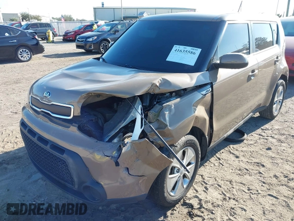 2016 Kia Soul with VIN KNDJN2A26G7256355, listed as a IAAI auction lot 41635586 with 164,998 mi miles. Bid and sale history available at carsss.com. Image 6.
