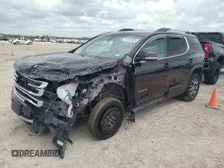 2021 GMC Acadia SLE with VIN 1GKKNKLS9MZ157731, listed as a Copart auction lot 54155425 with 64,347 mi miles and Salvage Title. Bid and sale history available at carsss.com. Image 1.