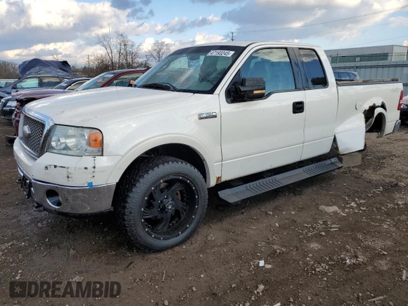 2008 Ford F-150 XLT with VIN 1FTPX14V88FB83579, listed as a Copart auction lot 47193245 with 159,637 mi miles and Salvage Title. Bid and sale history available at carsss.com. Image 1.