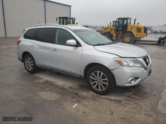 2015 Nissan Pathfinder S with VIN 5N1AR2MM5FC630750, listed as a Copart auction lot 48380015 with 110,032 mi miles and Salvage Title. Bid and sale history available at carsss.com. Image 4.