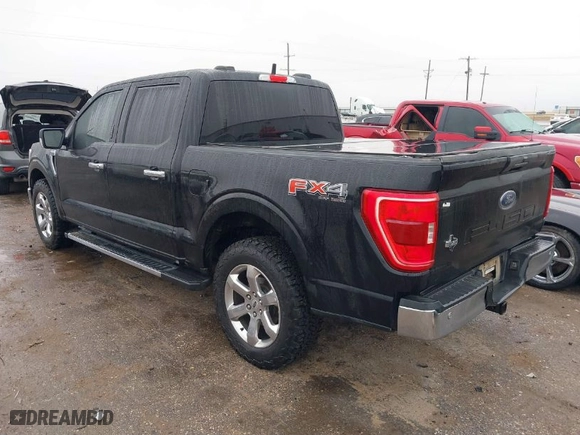 2021 Ford F-150 XL with VIN 1FTFW1E59MFC30173, listed as a IAAI auction lot 41445639 with 176,857 mi miles. Bid and sale history available at carsss.com. Image 3.