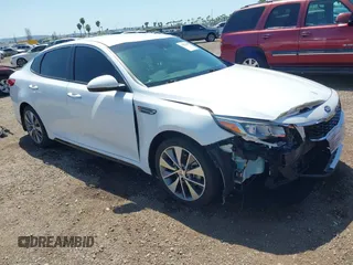 2019 Kia Optima LX with VIN 5XXGT4L33KG291680, listed as a IAAI auction lot 41974550 with 115,475 mi miles and . Bid and sale history available at carsss.com. Image 1.