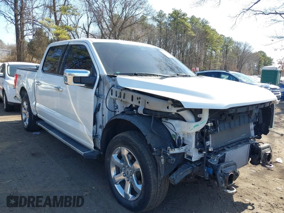 2022 Ford F-150 XL with VIN 1FTFW1EDXNFA57238, listed as a IAAI auction lot 41796004 with 44,947 mi miles. Bid and sale history available at carsss.com. Image 6.