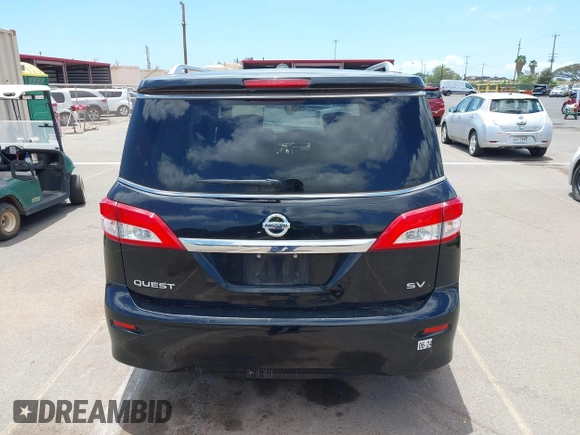 2017 Nissan Quest SV with VIN JN8AE2KP4H9169686, listed as a IAAI auction lot 42185479 with 78,102 mi miles. Bid and sale history available at carsss.com. Image 16.
