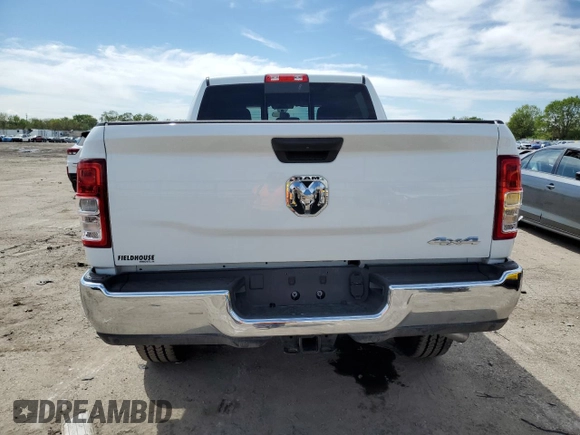 2024 Ram 2500 Tradesman with VIN 3C6UR5CJXRG315185, listed as a Copart auction lot 56001185 with 3,232 mi miles and Salvage title. Bid and sale history available at DreamBid. Image 6.