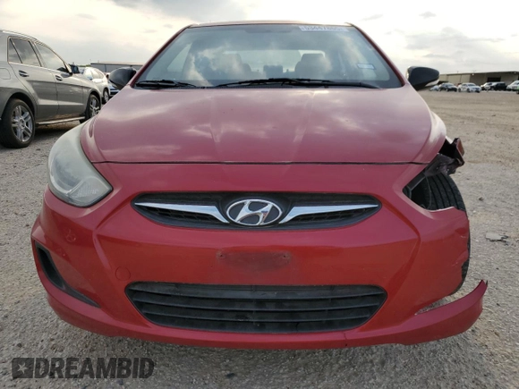 2013 Hyundai Accent GLS with VIN KMHCT4AE4DU318428, listed as a Copart auction lot 53447865 with 170,889 mi miles and Salvage Title. Bid and sale history available at carsss.com. Image 5.