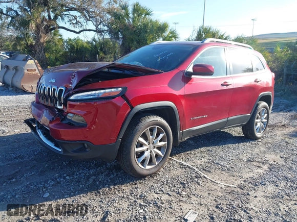 2015 Jeep Cherokee Limited with VIN 1C4PJMDS2FW523024, listed as a IAAI auction lot 41745699 with Not Provided miles and . Bid and sale history available at DreamBid. Image 18.